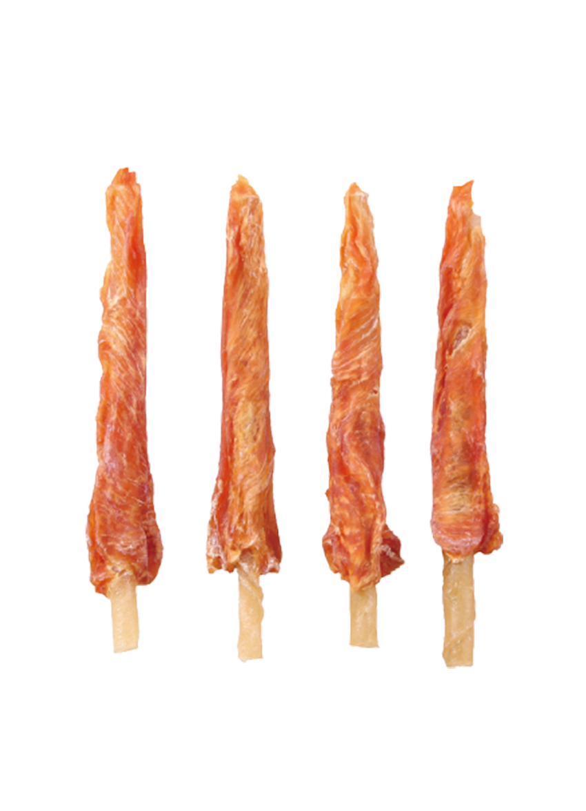 Chicken Fillet Inserted Rawhide Sticks